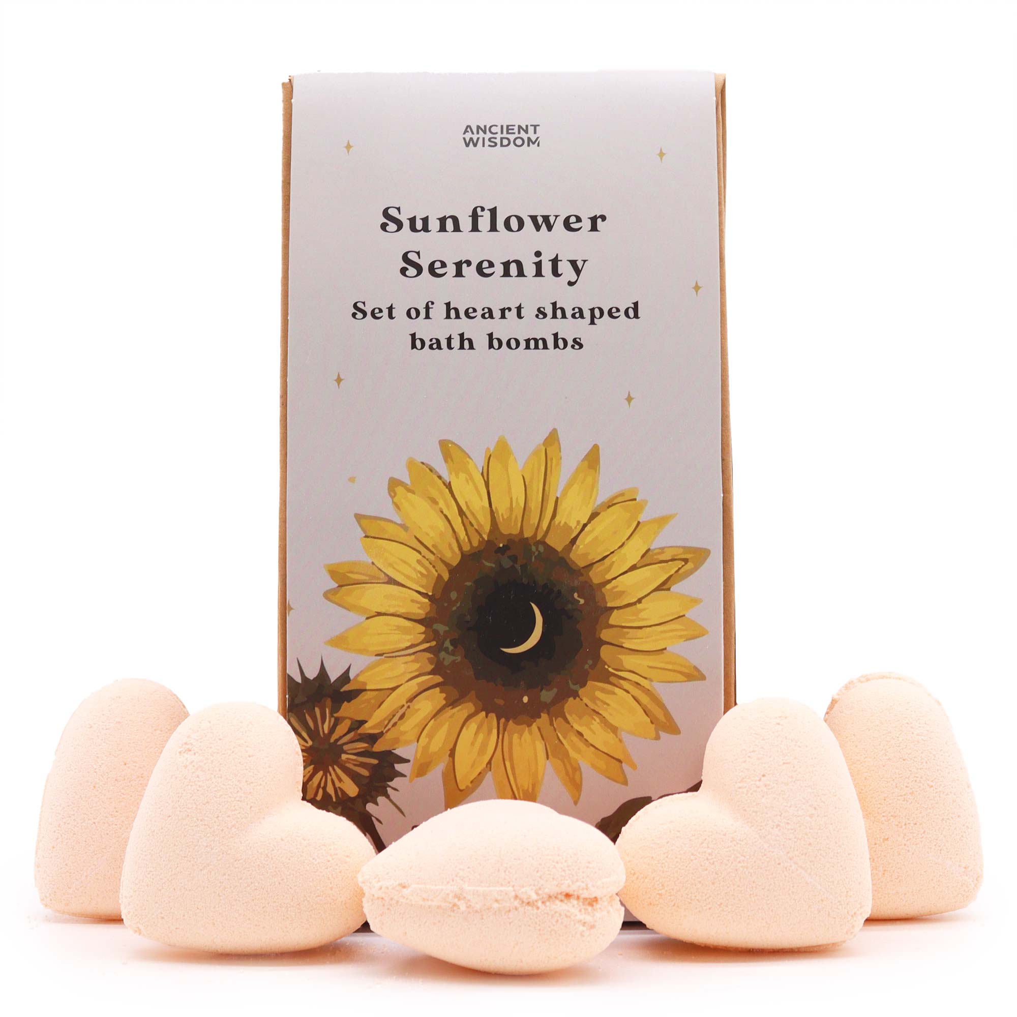 Sunflower Serenity Bath Heart Gift Set  (HBBS-04)