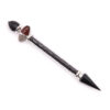 Shiva Lingam Magic Wand - Black Tourmaline & Agate - Protection  (LingW-04)
