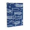 Cotton Bound Notebooks 20x15cm - 96 pages - Indigo Fish  (CBN-03)