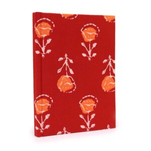 Cotton Bound Notebooks 20x15cm - 96 pages - Roses  (CBN-04)