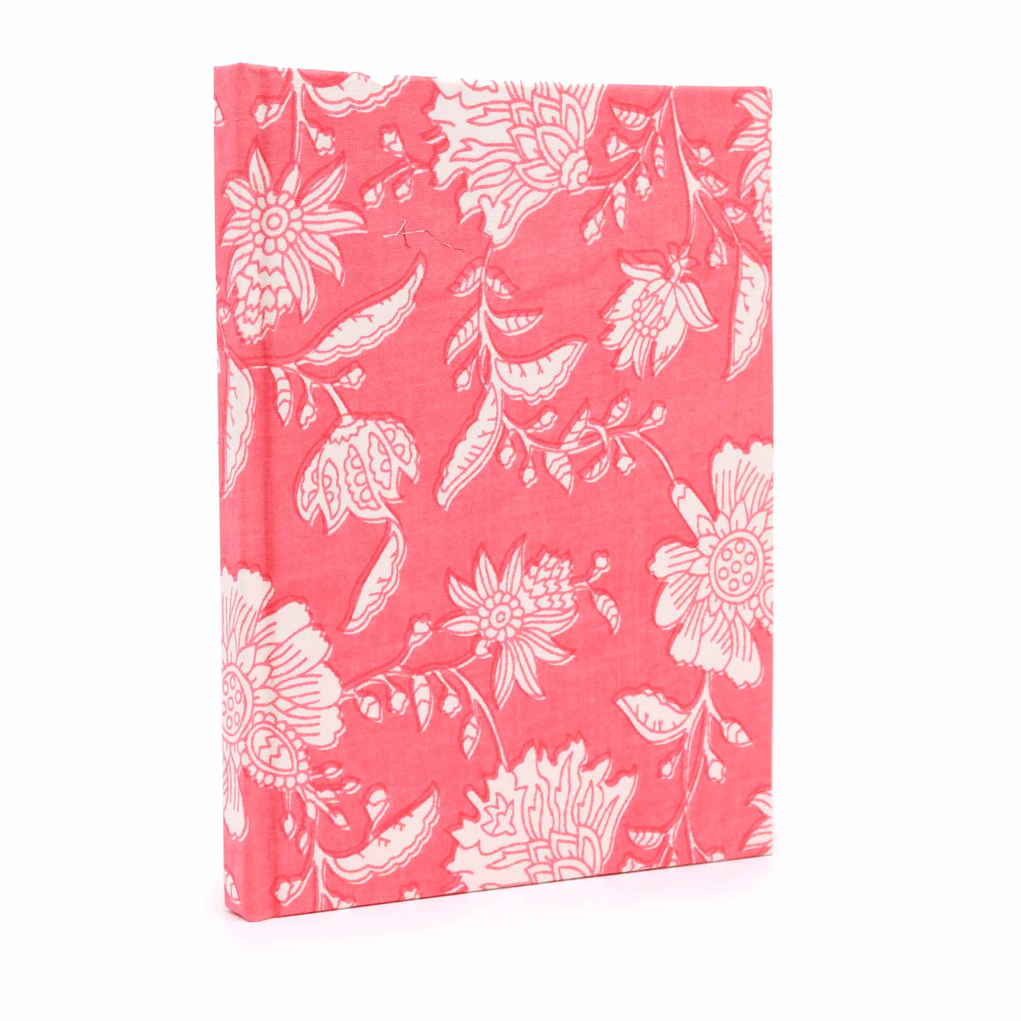 Cotton Bound Notebooks 20x15cm - 96 pages - Pink Floral  (CBN-07)