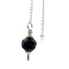 Faceted Gemstone Pendulum - Amethyst  (SpecMP-59)
