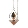 Gemstone Lantern of Life Pendulum - Sunstone & Tigereye  (SpecMP-65)