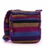 Lrg Nepal Sling Bag  (Adjustable Strap) - Wild Flowers  (NSBag-13)