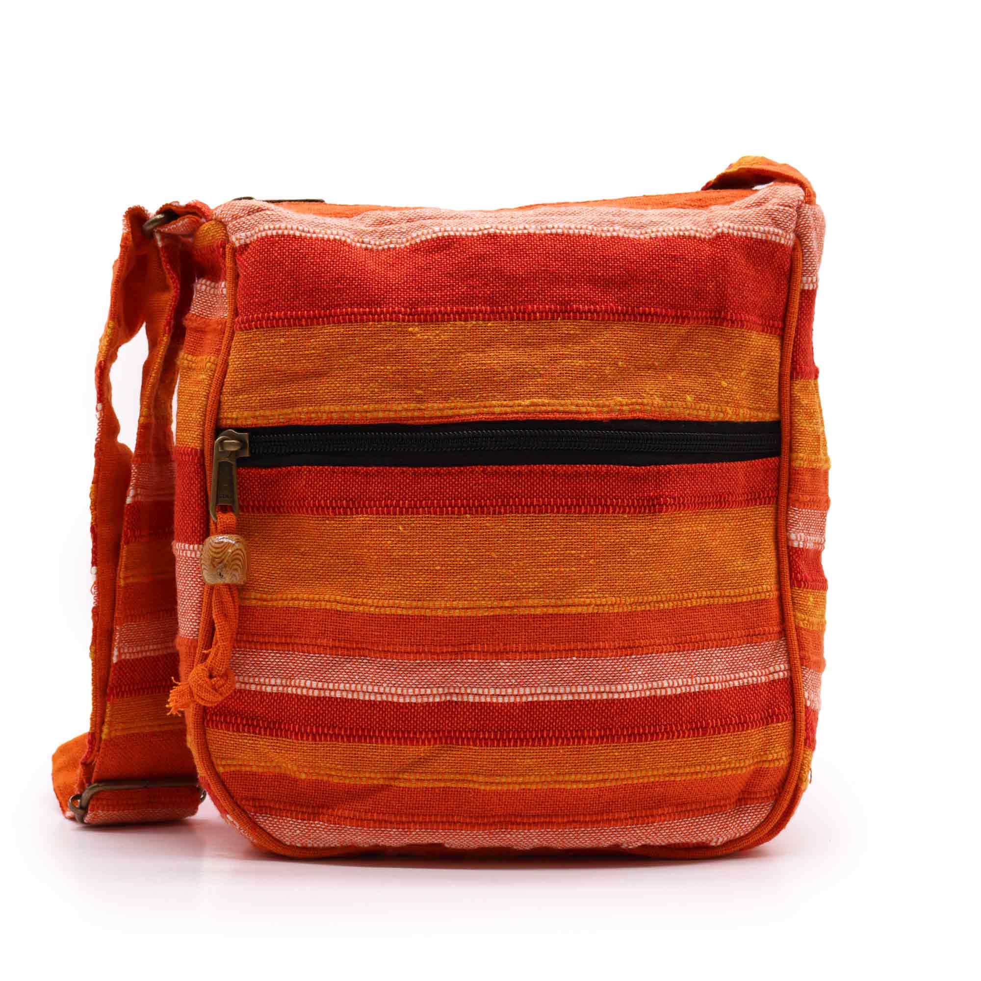 Lrg Nepal Sling Bag (Adjustable Strap) - Sunrise Orange (NSBag-14)