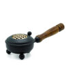 Medium Iron Censer Incense Burner - Gold detail  (BIB-15)