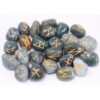 Runes Stone Set in Pouch - Moss Agate  (Rune-46)