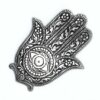 Polished Aluminium Hamsa Incense Holder 14cm  (PAIH-02)
