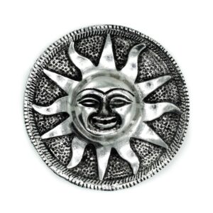 Polished Aluminium Sun Incense Holder 9m (PAIH-03)