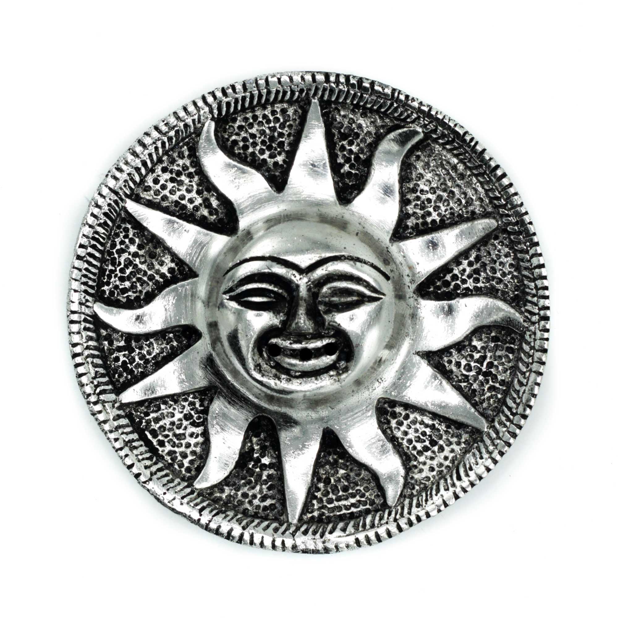 Polished Aluminium Sun Incense Holder 9m  (PAIH-03)