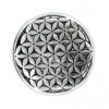 Polished Aluminium Flower of Life Incense Holder 11cm  (PAIH-07)