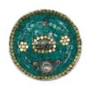 Ganesh Plate Tibetan Decor Cone & Stick Holder  (TDIH-07)