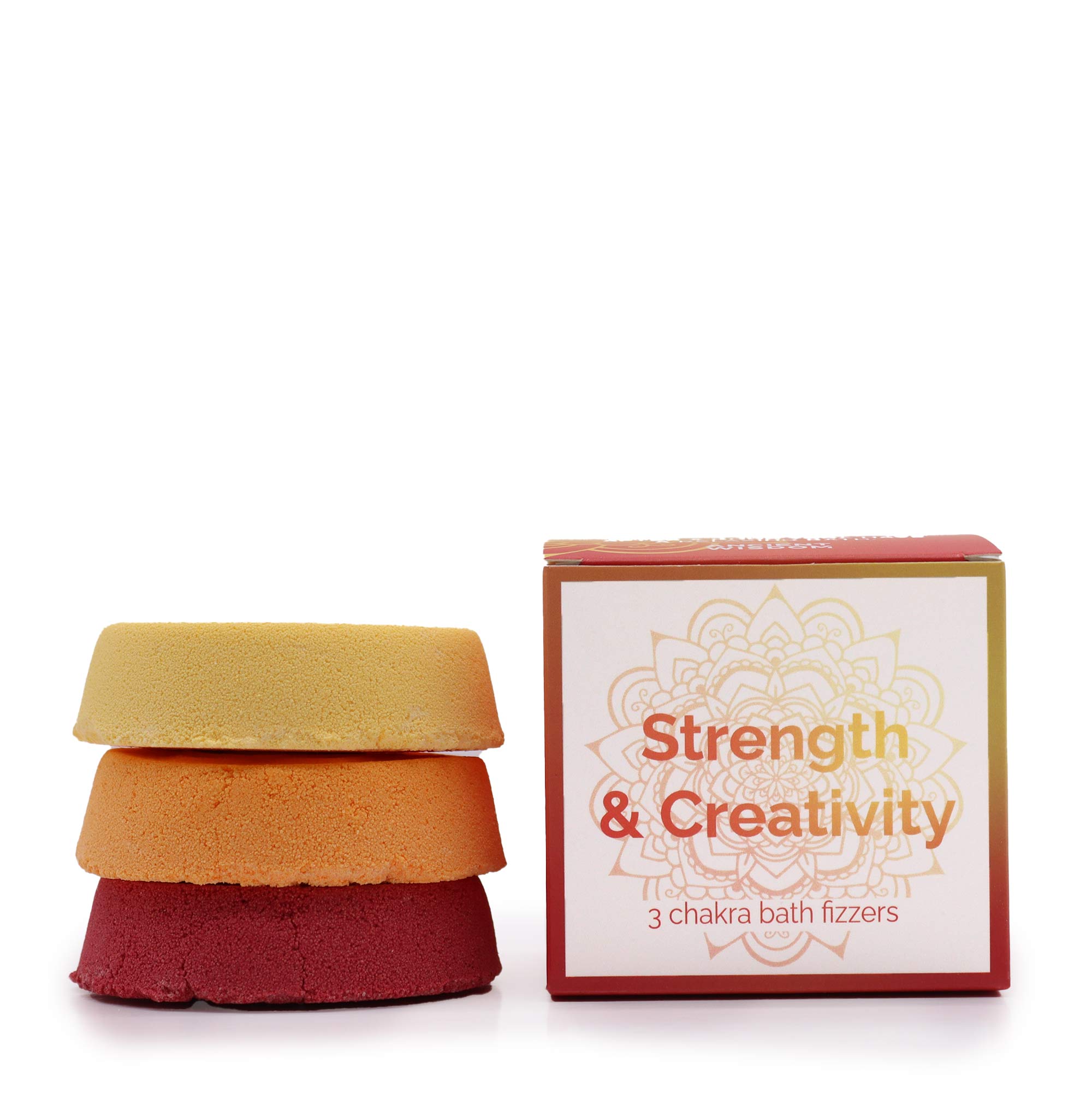 Chakra Bath Fizz - Small box - Strength & Creativity  (CBF-03)