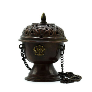 Copper Tibetan Incense Burner - Classic Hanging  (ATIH-02)