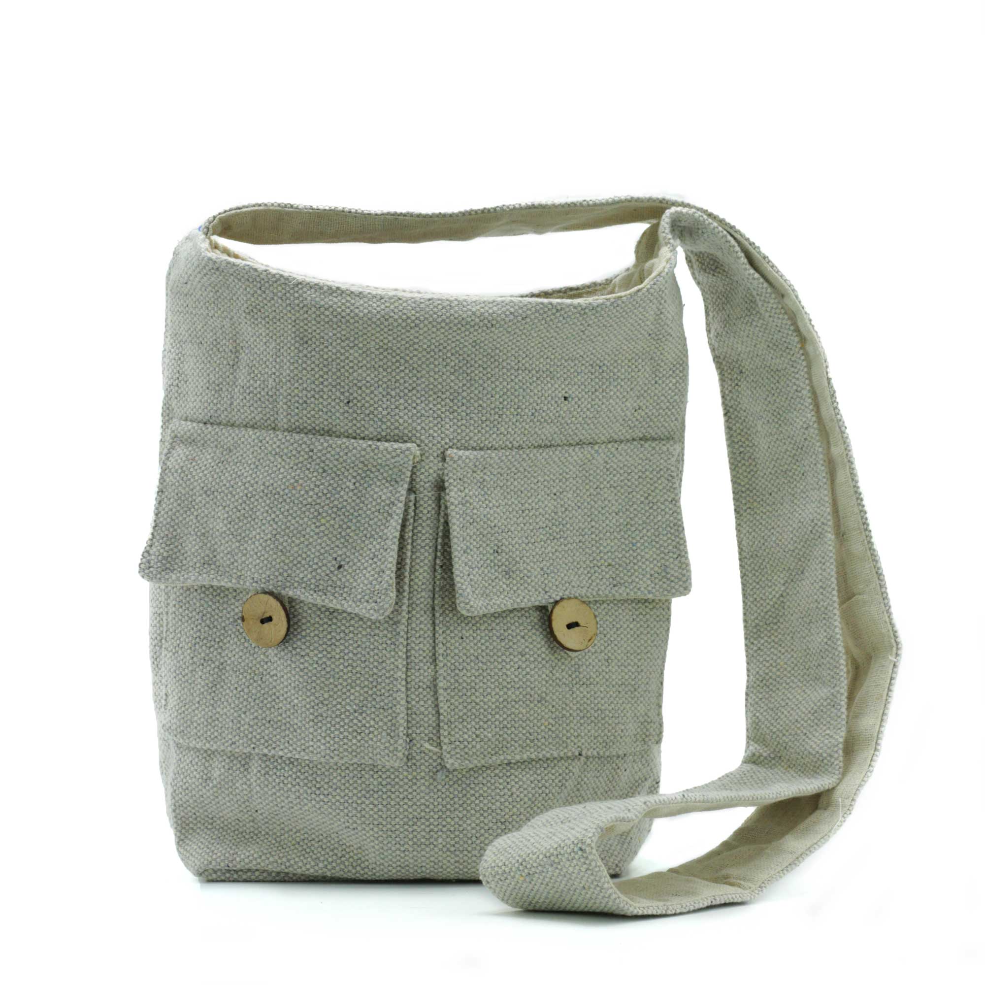 Natural Tones Two Pocket Bags - Stone - Medium  (NTTP-02)