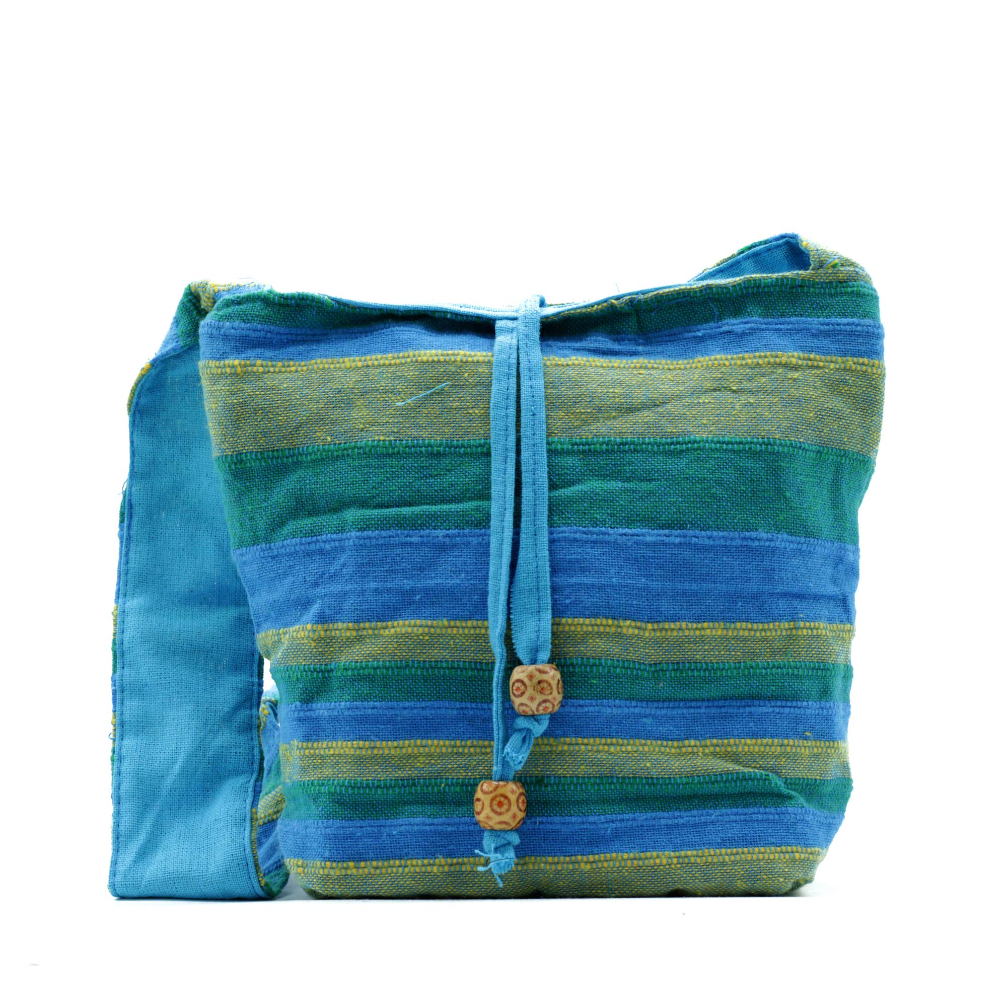 Nepal Sling Bag - Spring Meadows Green & Blue  (NSBag-07)