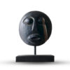 Timor Tribal Decorative Mask - Black 27x20cm  (VINTEP-10)