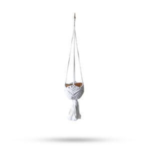 Macrame Pot Holder Decorative - Natural (MacP-13)