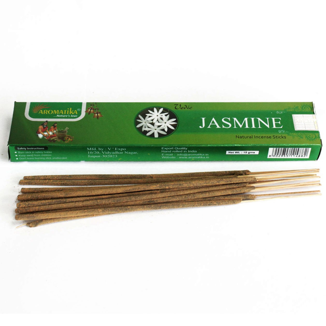 Vedic Incense Sticks - Jasmine (Vedic-10)