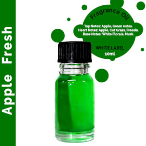 10ml Apple-Fresh Fragrance Oil - UNLABELLED  (ULFO-03)