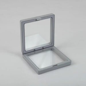 Small 3D Floating Frame Display 7x7cm - Grey  (FFD-03)