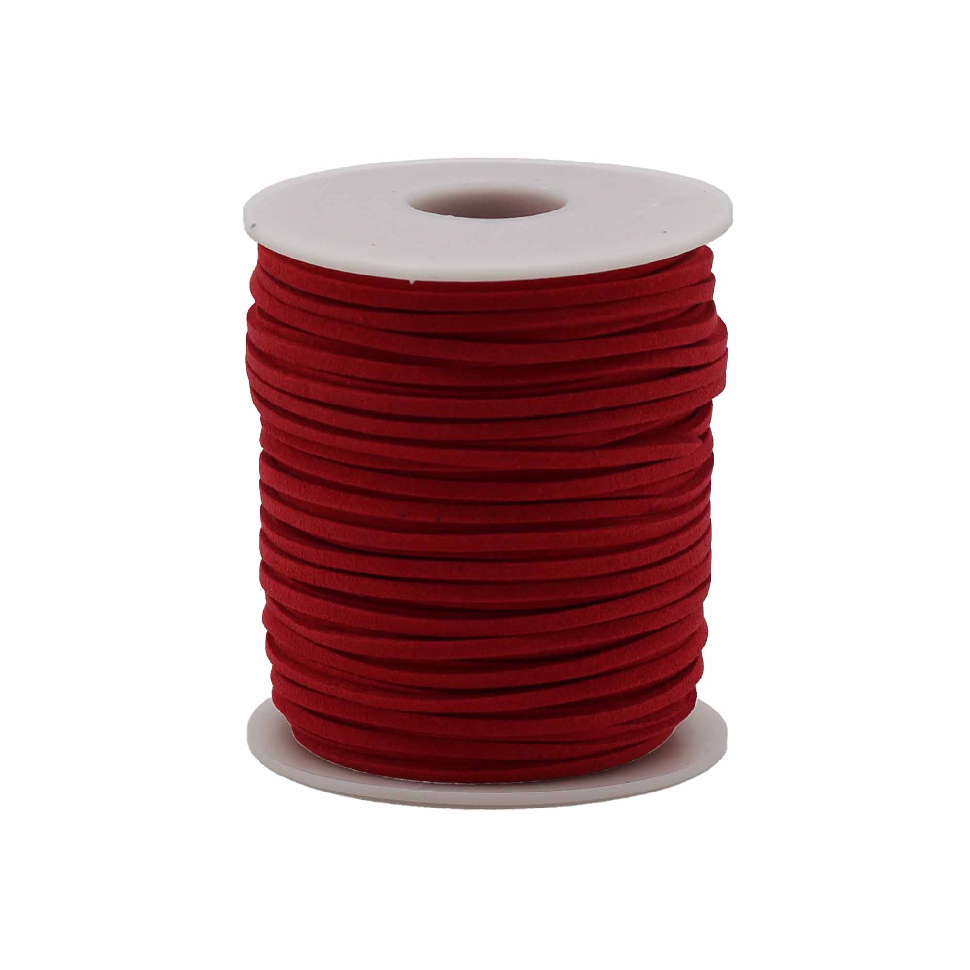 Bulk Roll Pendant Cord - 2.5mm x 45m - Red A056 (PCord-24)