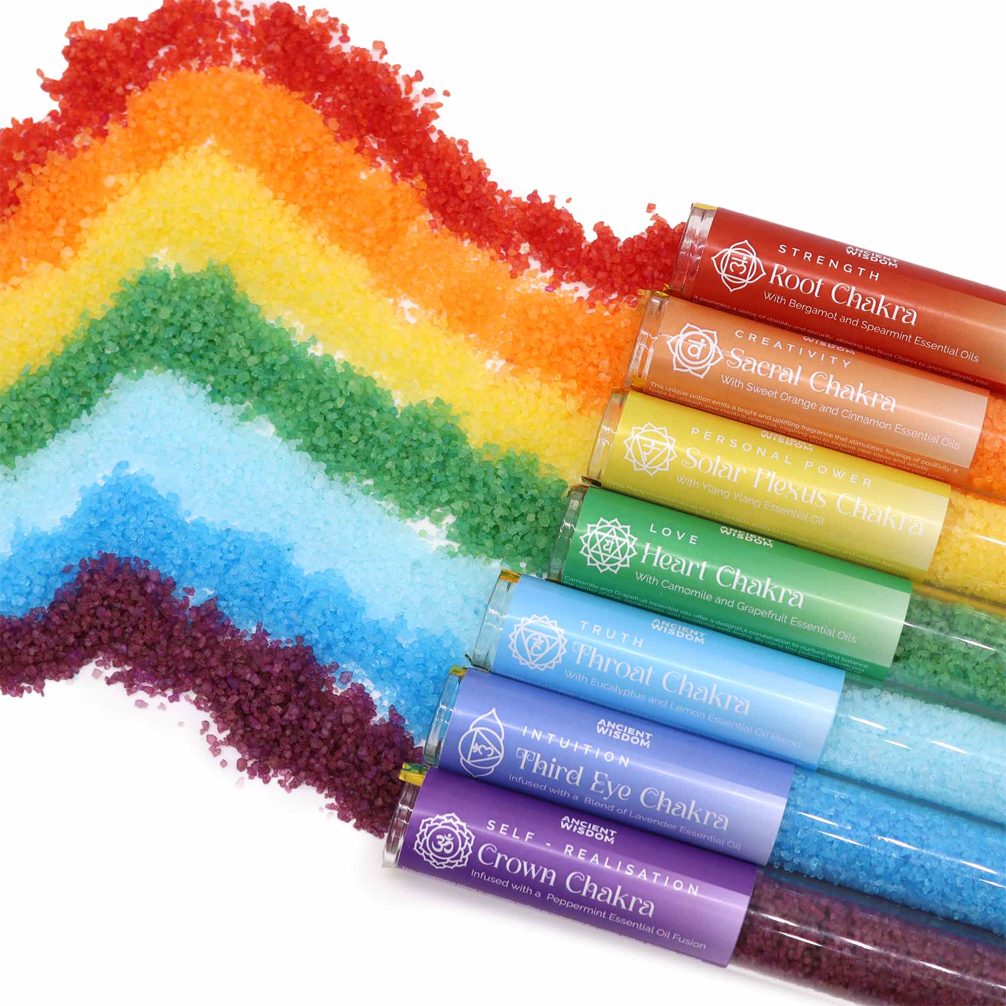 Chakra Bath Salt - Gift Pack of 7  (BSV-02)