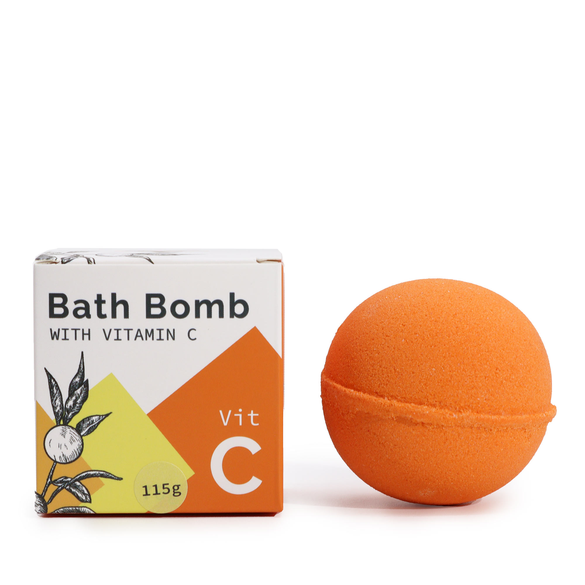Vitamin C Infused Bath Bomb with Essential Oils  (Vitc-01)