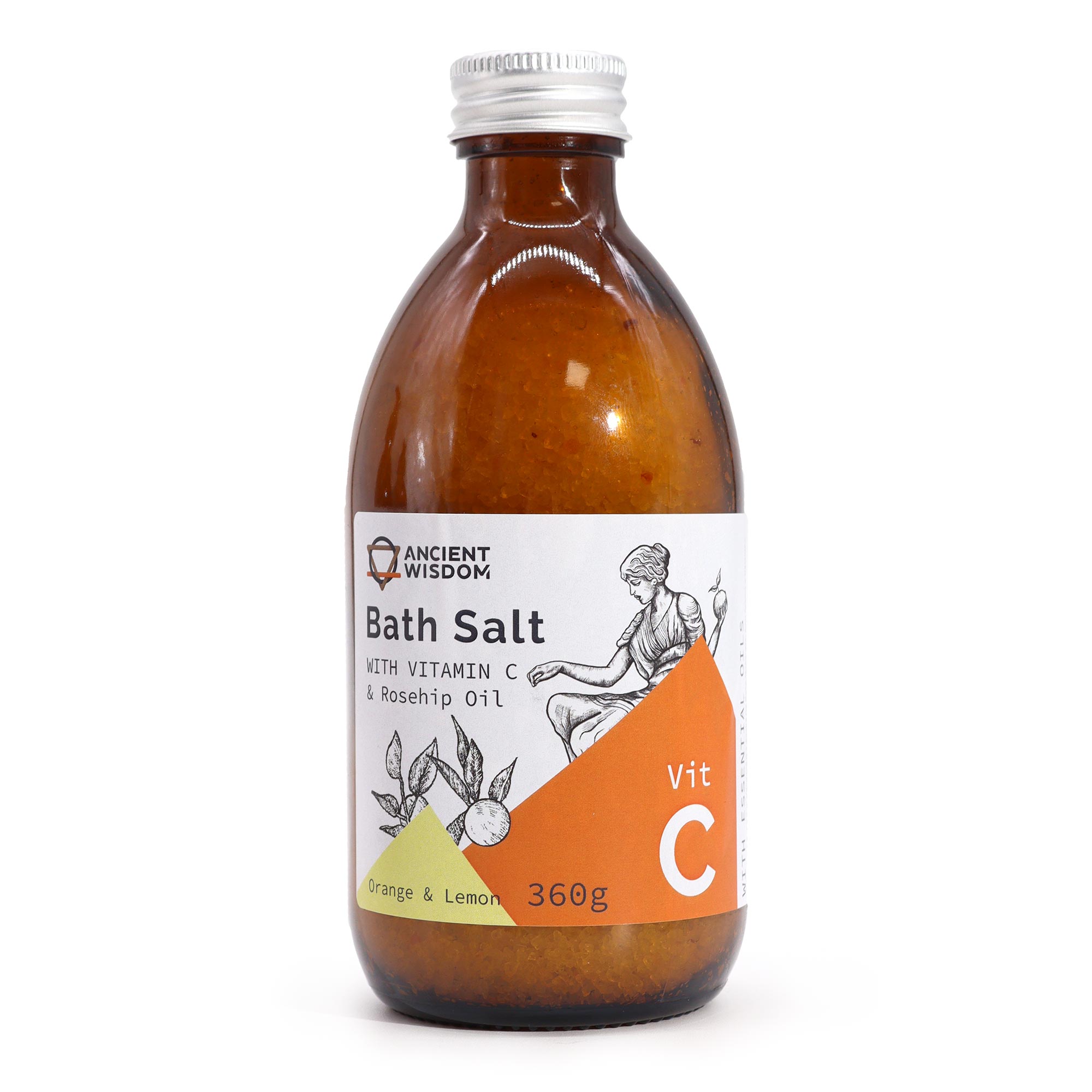 Vitamin C Bath Salt  – Feel Like an Ancient Goddess  (Vitc-06)