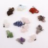 Gemstone Lucky Elephants Pendants (12 assorted)  25x15mm  (GemPD-24)