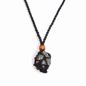 Crystal Gemstone Necklace Cord 45cm/18inch - Black  (CGNC-01)
