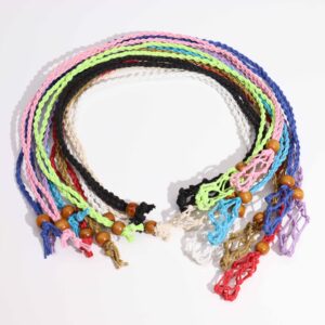 Crystal Gemstone Necklace Cord 45cm/18inch - Mix of 11 Colours (CGNC-12)