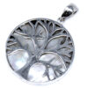 Tree of Life Silver Pendent 30mm - Mother of Pearl  (TOLSP-03)