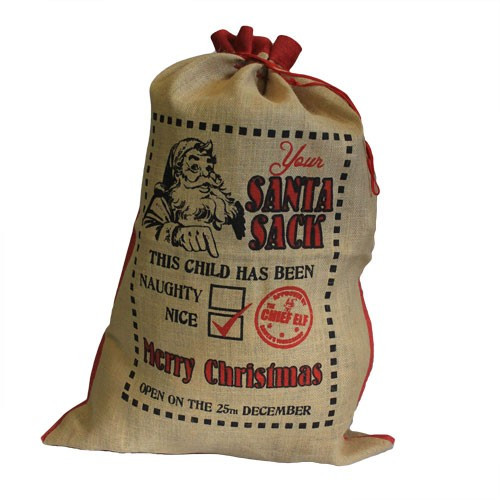 Santa Sack - This Child Has Been.. Nice! (SANTA-03)
