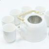 Herbal Teapot Set - Classic White  (TeaP-01)