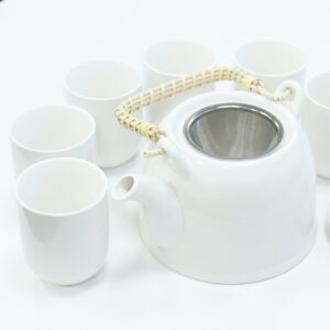 Herbal Teapot Set - Classic White  (TeaP-01)