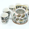 Herbal Teapot Set - China Fans  (TeaP-03)