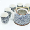 Herbal Teapot Set - Blue Pattern  (TeaP-05)
