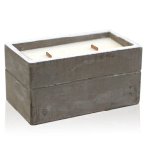 Large Concrete Soy Candle  - Clove & Dark Sandal  (CWC-04)