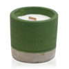 Pot Concrete Soy Candle - Green - Sea Moss & Herbs  (CWC-08)