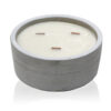 Large Concrete Soy Candle - Patchouli & Dark Amber  (CWC-01)