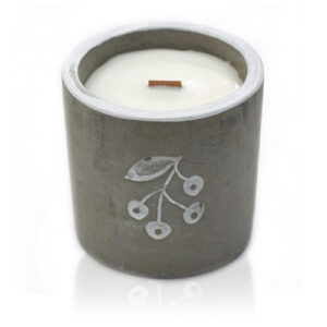 Med Concrete Soy Candle - Berrys - Juniper & Sweet Gin  (CWC-06)