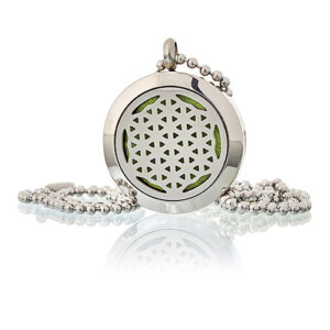 Aromatherapy Jewellery Necklace - Flower of Life 25mm  (AromaJ-02)
