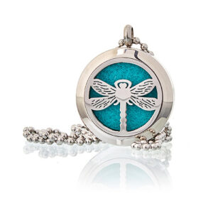 Aromatherapy Jewellery Necklace - Dragonfly 25mm  (AromaJ-04)