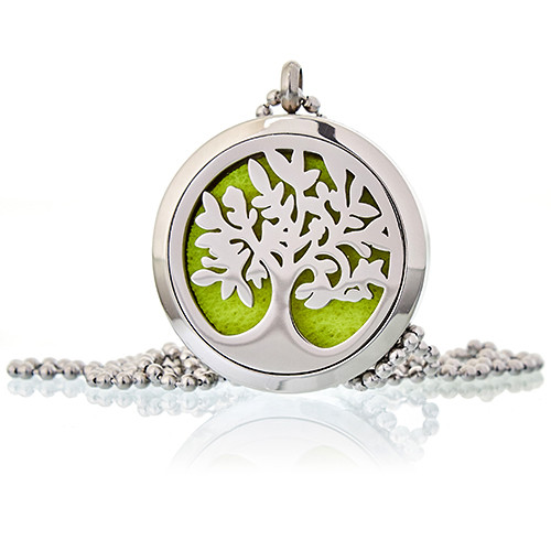 Aromatherapy Jewellery Necklace - Tree of Life 30mm (AromaJ-08)