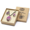 Pressed Flowers - Tree of Life set - Bright Pink  (PFJ-08)
