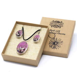 Pressed Flowers - Tree of Life set - Bright Pink (PFJ-08)