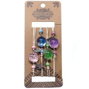 Pressed Flowers - Pretty Flower & Leaf Braclet (PFJ-10)