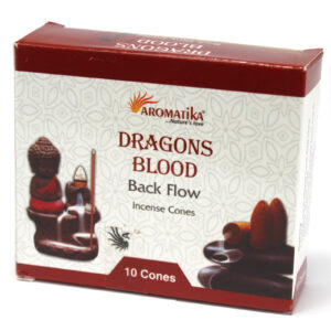 Aromatica Backflow Incense Cones - Dragons Blood  (AromaBF-08)