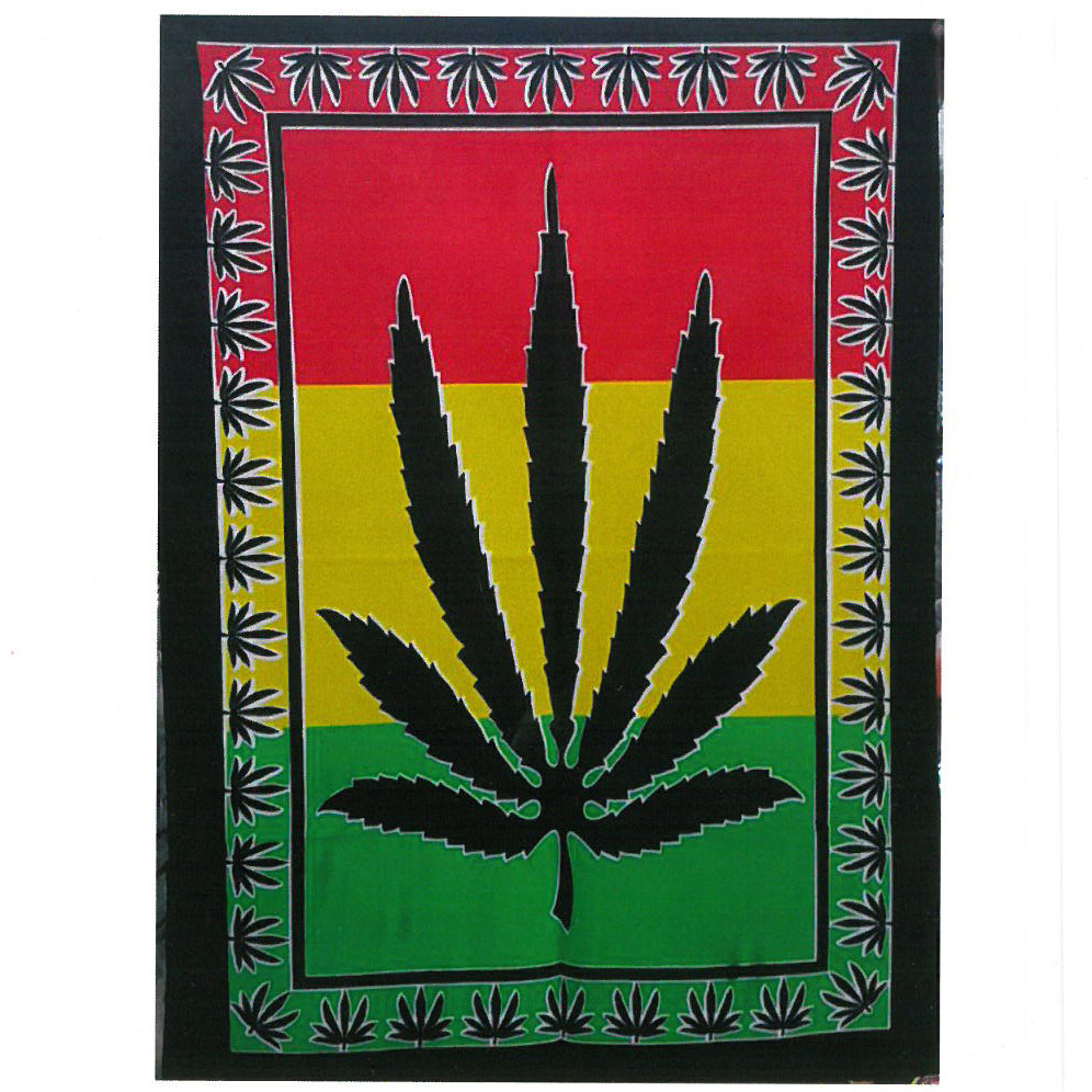 Cotton Wall Art - Herbal Leaf  (CWA-02)